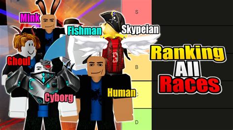 Roblox Blox Fruits - List of Race Levels