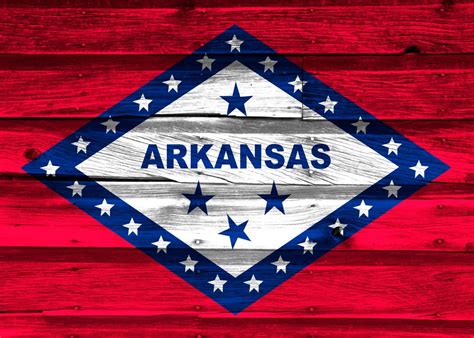 'Arkansas State Flag' Poster by Karen Foley | Displate