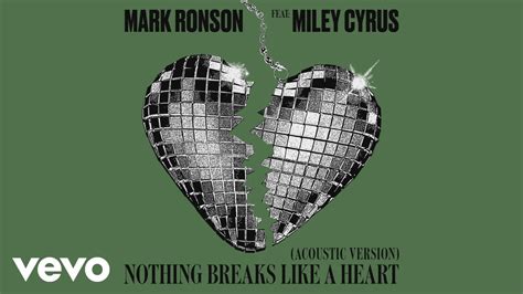 Mark Ronson - Nothing Breaks Like a Heart (Acoustic Version) [Audio] ft ...