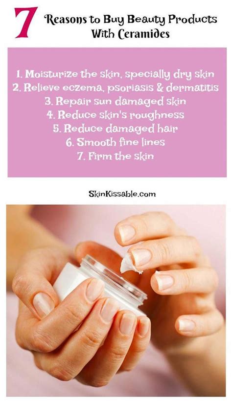 Benefits of ceramides in skin care products. Moisturize the skin and reduce wrinkles with these ...