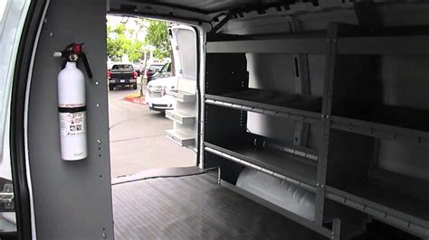 Harbor Van Interior Package On Chevy Cargo Van - YouTube