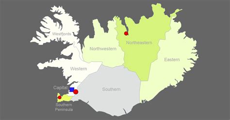 Interactive Map of Iceland [Clickable Regions/Cities]