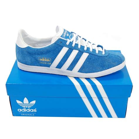 Adidas Originals Gazelle OG Suede Airforce Blue - Mens Shoes from Attic ...