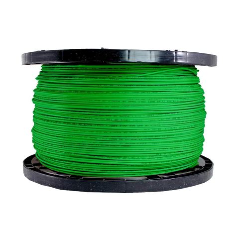 Cerrowire 2,500 ft. 14 Gauge Green Solid Copper THHN Wire 112-1405M ...