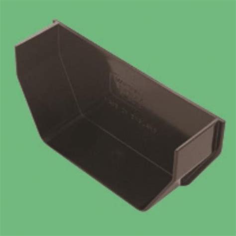 Black Square Gutter Internal Stop End Plastic Guttering, Pvc Gutters, Fitzwilliam, Upvc ...