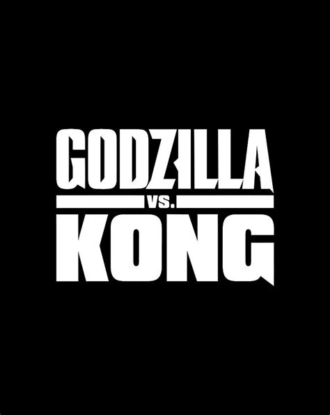 Godzilla Vs Kong Official White Logo Hoodie Drawing by Grace Hunter