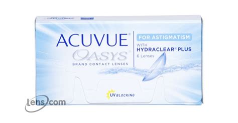 Buy Discount Acuvue Oasys for Astigmatism Contact Lenses Online | Lens.com