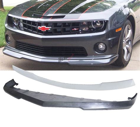 2010-2013 Chevrolet Camaro SS V8 ABS Front Bumper Lip + Rear Spoiler/Wing Combo - CB-A009806