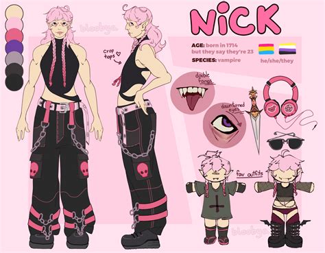 ArtStation - OC Reference Sheet: Nick