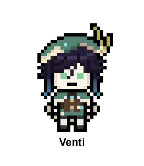 Venti DR style pixel sprite by hokky1 on DeviantArt