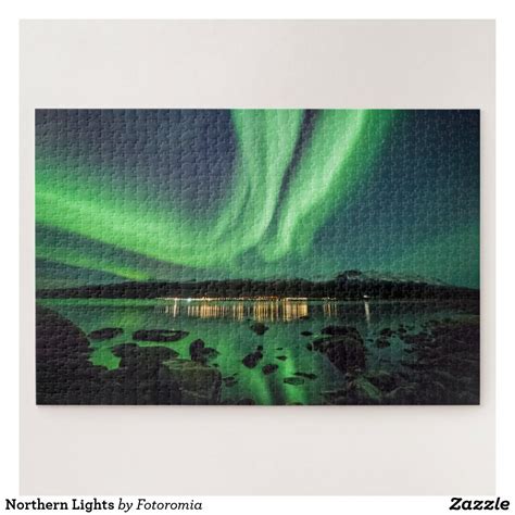 Northern Lights Jigsaw Puzzle | Zazzle | Northern lights, Lights ...