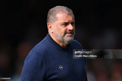 Tottenham Hotspur Head Coach Ange Postecoglou during the Premier ...