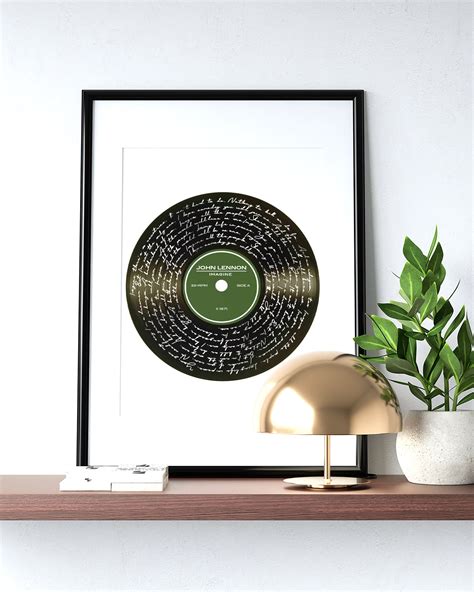 Custom Vinyl Print Vinyl Record Art Personalized Song - Etsy