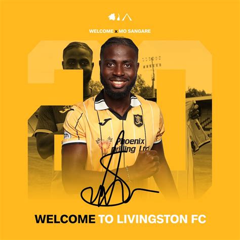 Welcome to Livingston, Mo Sangare! - Livingston FC