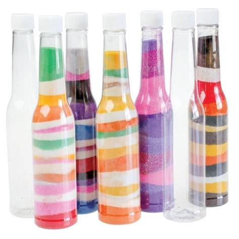 Funky Sand Art Bottles | Plastic, Porcelain & Glass - CleverPatch - Art & Craft Supplies