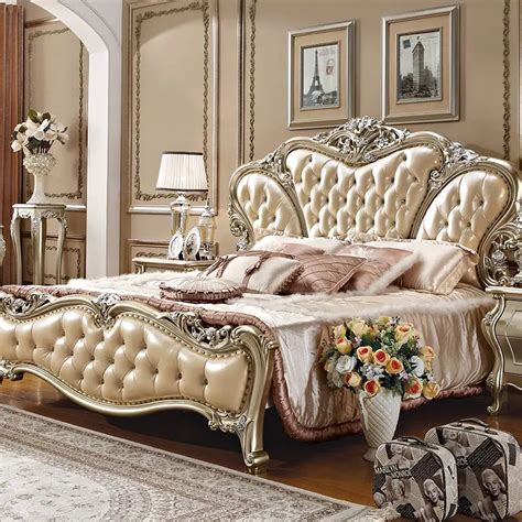 Luxury Royal Classical Style Bed Room Furniture Bedroom Set-in Bedroom ...