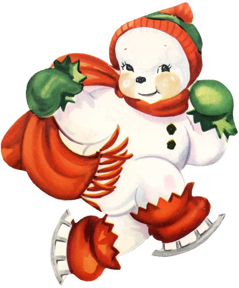 18 Best Snowman Images! - The Graphics Fairy