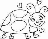 Realistic Ladybug Coloring Pages sketch template