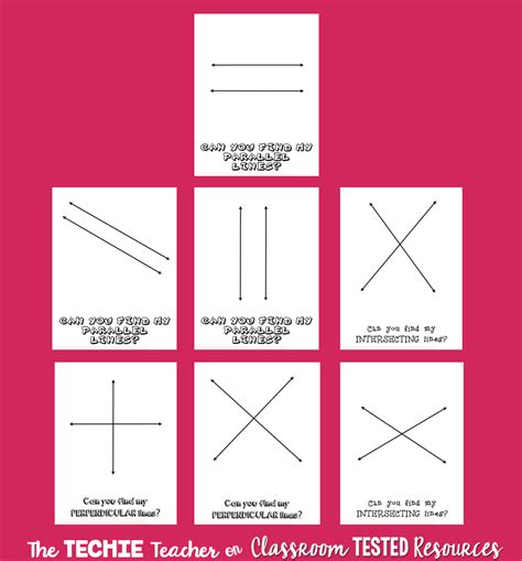 Your students will LOVE this Geometry project that covers the three types of lines: parallel ...