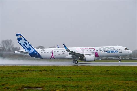 Самолёт Airbus A321neo LR успешно совершил свой первый полет - AEX.RU