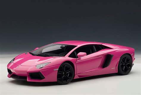 Pink Lamborghini Aventador Scale Model - autoevolution