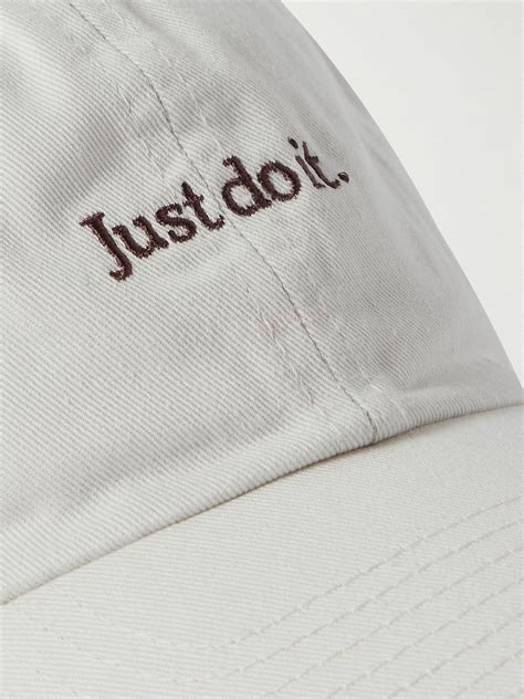 Nike - Logo-Embroidered Cotton-Twill Baseball Cap Nike