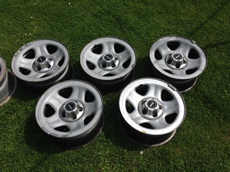 Set of 5 Jeep Steel wheels to fit Wrangler YJ & TJ & Cherokee XJ | in ...