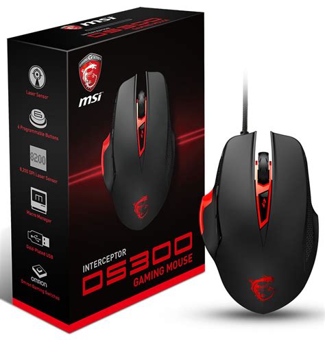 MSI Introduces Interceptor DS300 Gaming Mouse | TechPowerUp