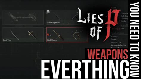 Lies of P: Weapon Tier List & What is The Best Weapon in 2024 - Gamers ...