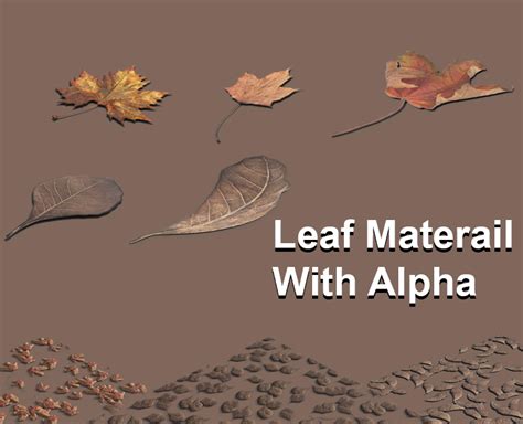 Leaf Materials With Alpha Vol.1 - FlippedNormals