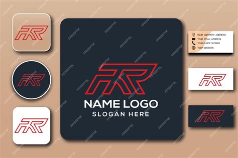 Premium Vector | Mtr monogram logo template color editable