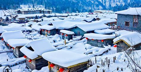 China Snow Town