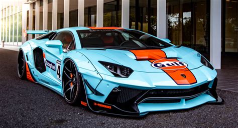 Lamborghini Aventador Looks Surprisingly Right In Gulf Livery | Carscoops