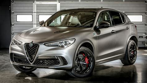 Download Car Silver Car SUV Crossover Car Compact Car Alfa Romeo Stelvio Quadrifoglio NRing ...