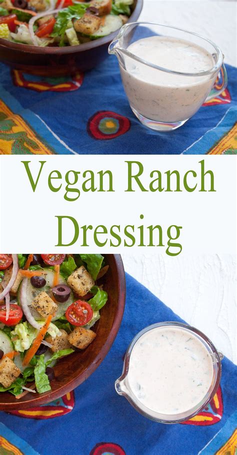 Vegan Ranch Dressing (gluten free)- This ranch is made with fresh herbs ...