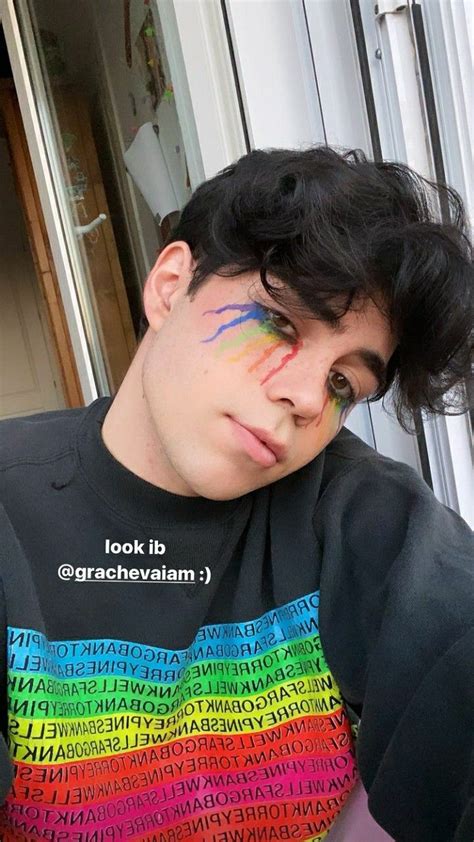 benji krol rainbow makeup | Best friend pictures, Male makeup, Pretty boys