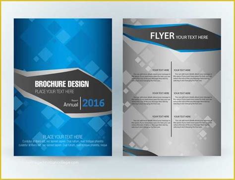 Free Adobe Flyer Templates Of Flyer Template Design with Squares Vignette Style Free ...