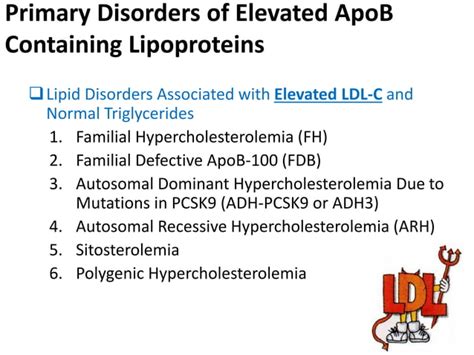 Disorders of Lipoprotein Metabolism