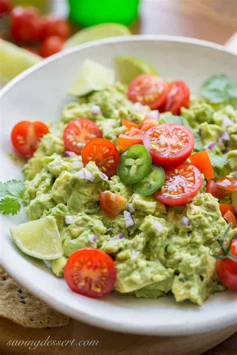 Easy Spicy Guacamole Recipe - Saving Room for Dessert