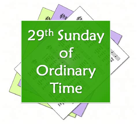 LiturgyTools.net: Hymns for the 29th Sunday of Ordinary Time, Year A (22 October 2017)