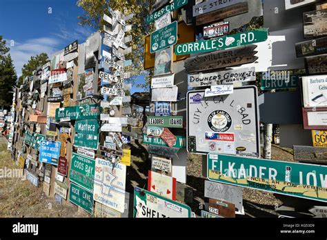 Watson Lake, Signpost Forest, Yukon, Canada Stock Photo - Alamy