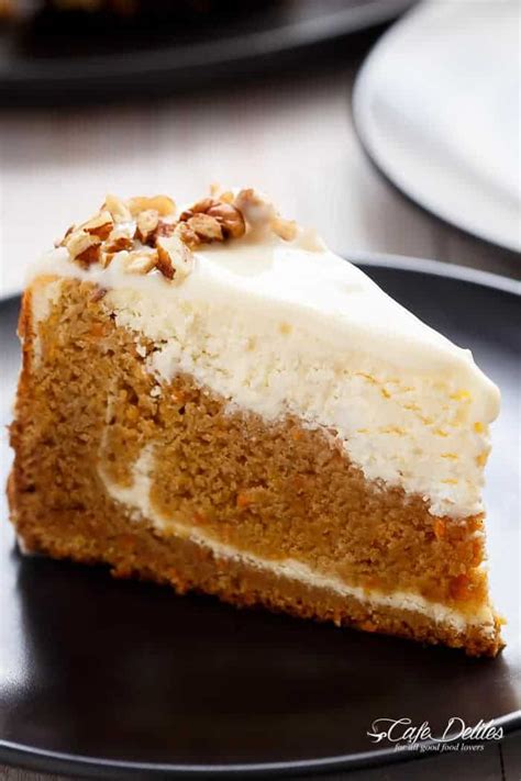 Carrot Cake Cheesecake - Cafe Delites