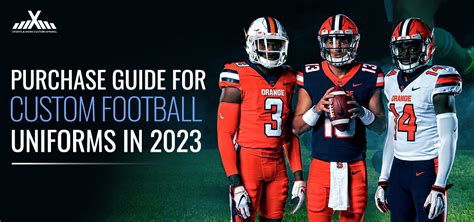 Purchase Guide for Custom Football Uniforms in 2023