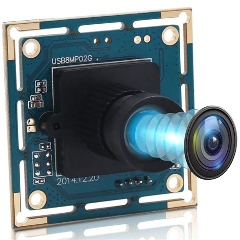 ELP USB Camera 8MP SONY IMX179 USB 2.0 High Speed USB Board Camera Module for Windows, Android ...