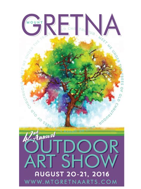 Mount Gretna Outdoor Art Show | August 17th-18th, 2024