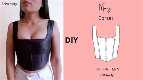 Diy Corset Top Pattern, Corset Top Diy, Corset Pattern Tutorial, Top ...