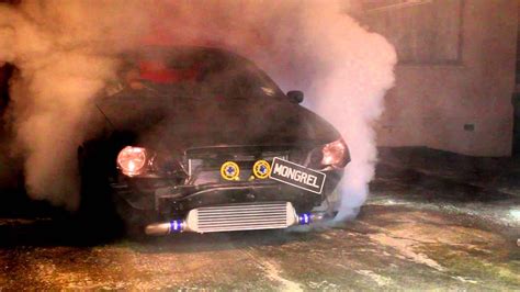 Mad XR6 Turbo Burnout - YouTube