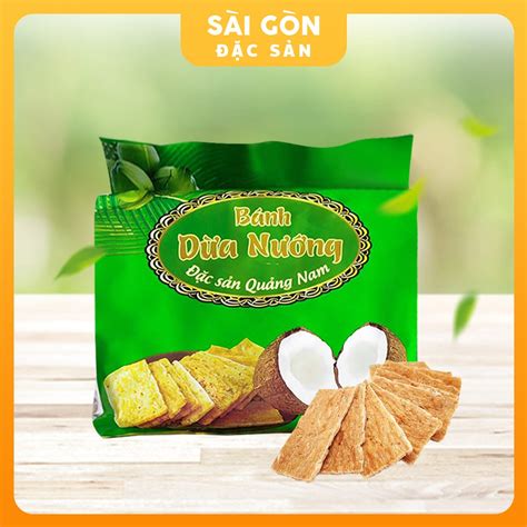 Bánh dừa nướng Quảng Nam đặc sản hiệu Phúc Đạt 180g | Shopee Việt Nam