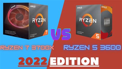 Ryzen 5 3600 vs Ryzen 7 3700x: Benchmarks & Performance [2023]