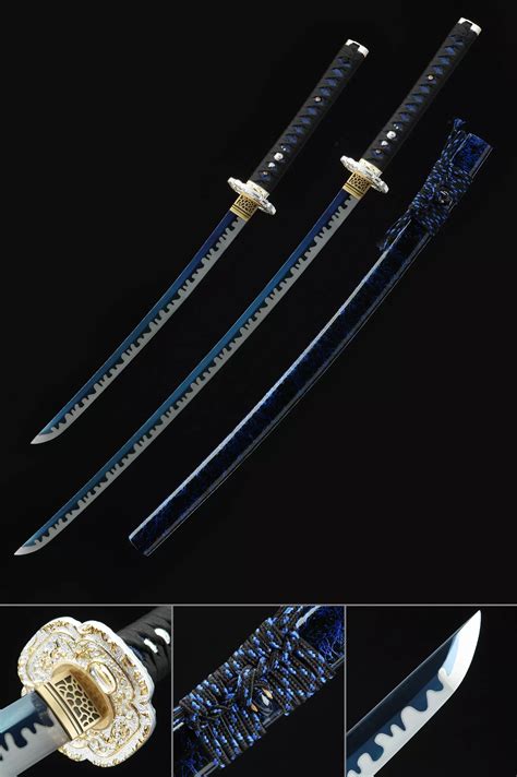 Katana Set | Daisho Set, Katana Sword Set - Katana & Wakizashi Sword High Manganese Steel With ...